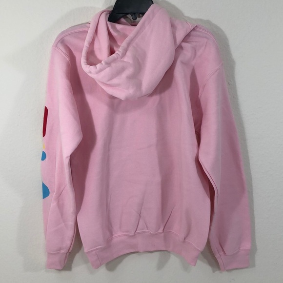 FILA Pink Hoodie Unisex Size medium new - Picture 2 of 7